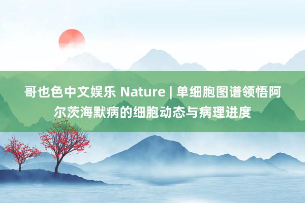 哥也色中文娱乐 Nature | 单细胞图谱领悟阿尔茨海默病的细胞动态与病理进度