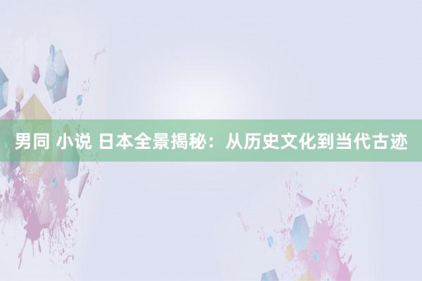 男同 小说 日本全景揭秘：从历史文化到当代古迹