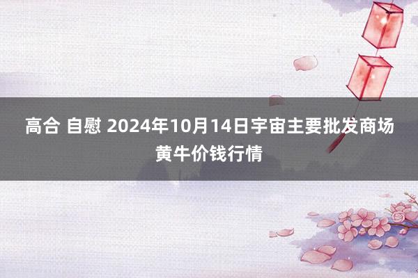 高合 自慰 2024年10月14日宇宙主要批发商场黄牛价钱行情