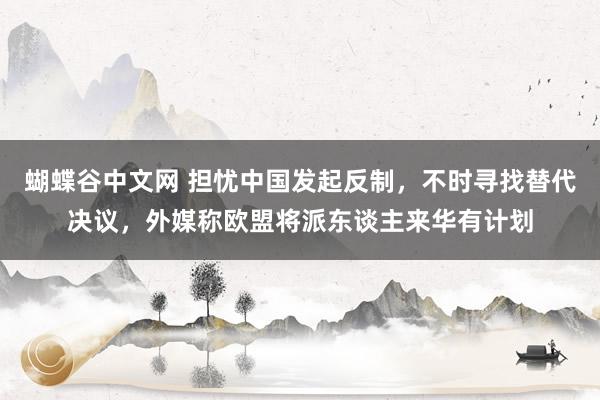 蝴蝶谷中文网 担忧中国发起反制，不时寻找替代决议，外媒称欧盟将派东谈主来华有计划