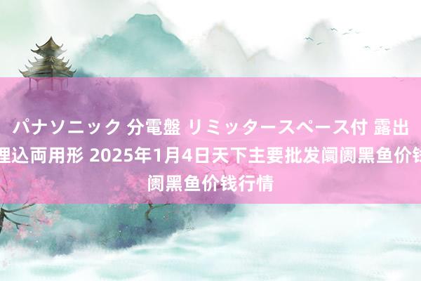 パナソニック 分電盤 リミッタースペース付 露出・半埋込両用形 2025年1月4日天下主要批发阛阓黑鱼价钱行情