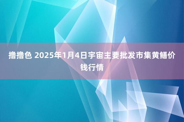 撸撸色 2025年1月4日宇宙主要批发市集黄鳝价钱行情