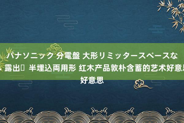 パナソニック 分電盤 大形リミッタースペースなし 露出・半埋込両用形 红木产品敦朴含蓄的艺术好意思